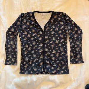 Jamie Kay Sapphire Floral Cardigan